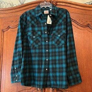 Levi’s Western style shirt. XL
